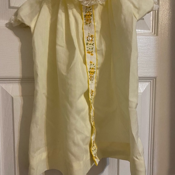 Vintage Embroidered Dress - Size 0/3 Months - Picture 6 of 12